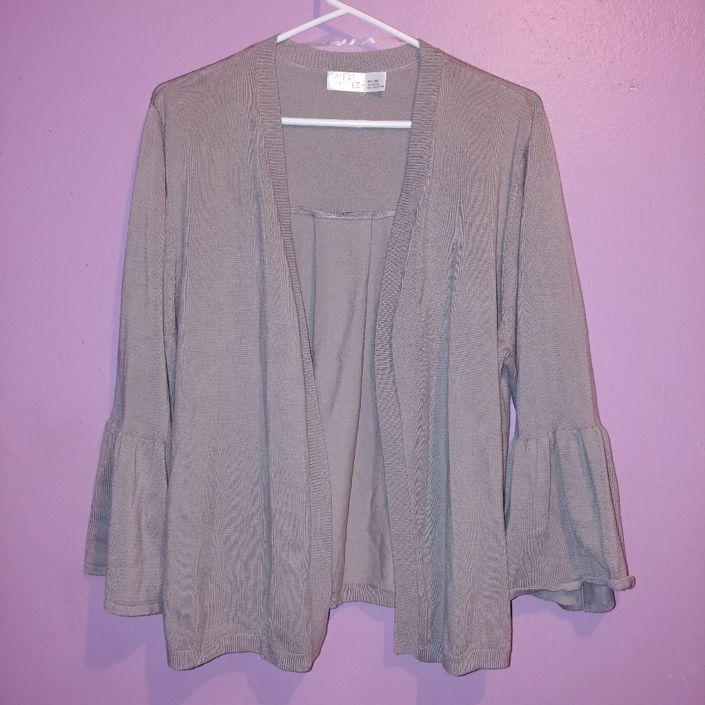 Bell sleeve cardigan